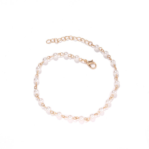 Elegant Beaded Chain Anklet Bowlift