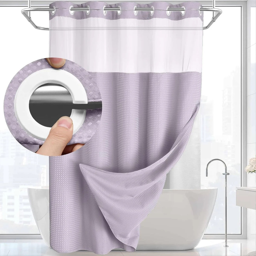 Artistic Floral Shower Curtain Bowlift