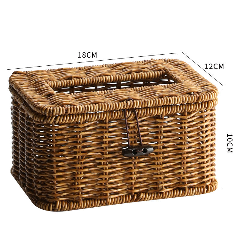 Handwoven Decorative Storage Box Bowlift