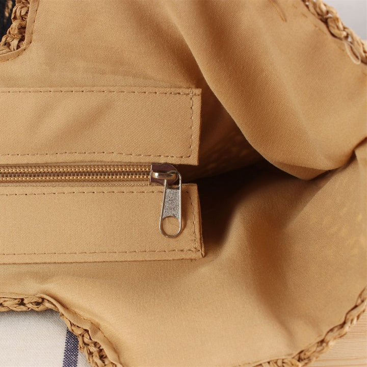 Casual Beach Bag Made of Refined Weave Bowlift