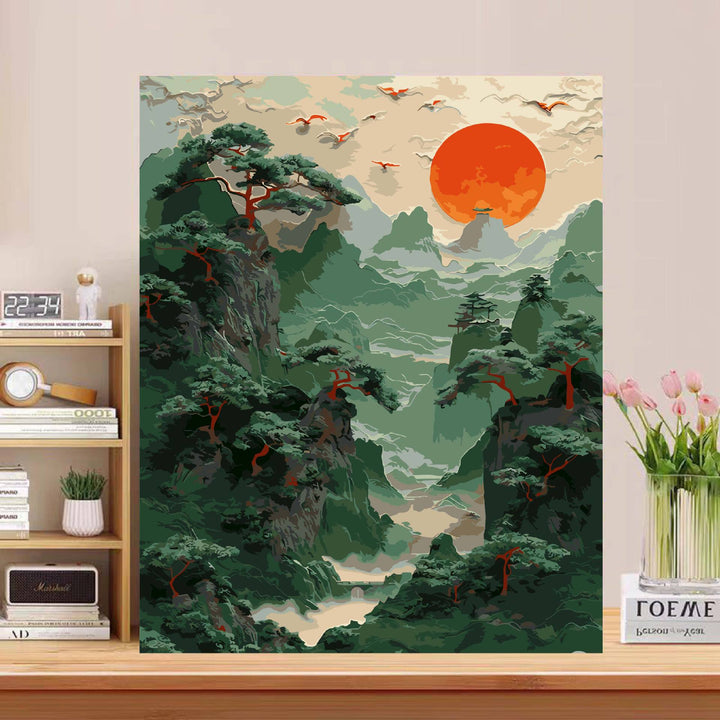 Majestic Landscape Canvas Art Print Bowlift