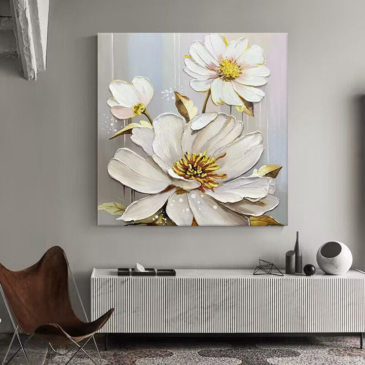 Elegant Floral Canvas Art