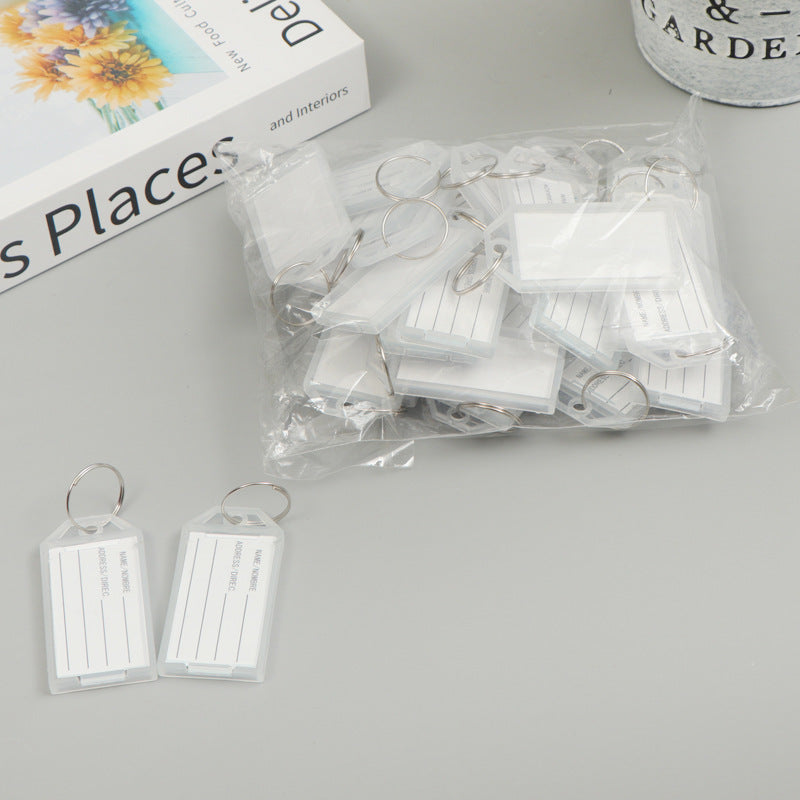 Unisex Label Keychain in Practical Set Bowlift