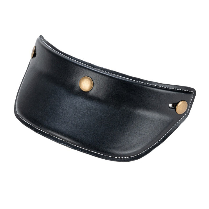 Classic Leather Helmet Visor Bowlift