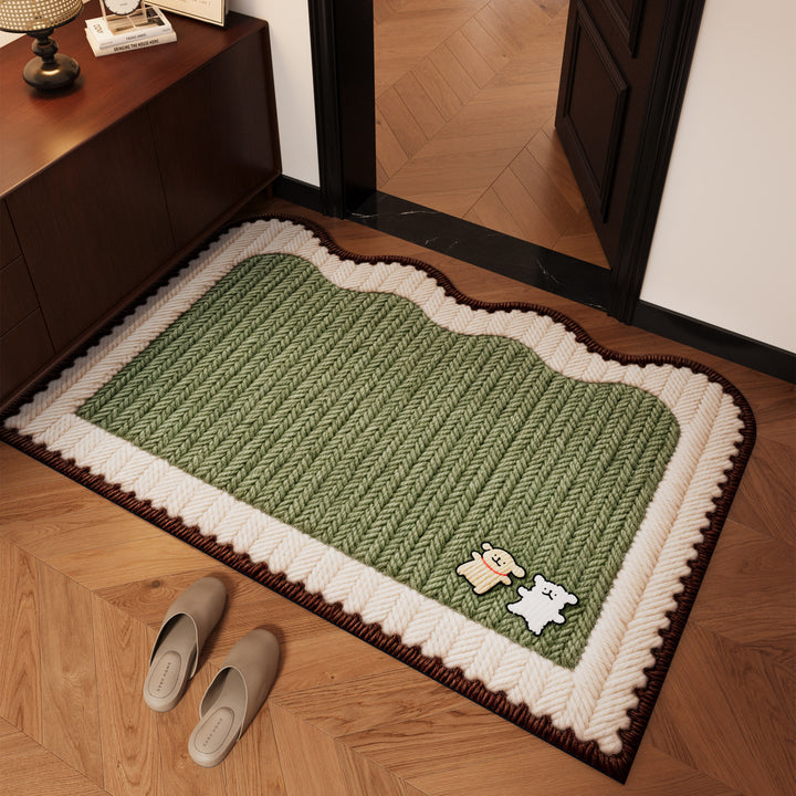 Decorative Braided Kitchen Mat