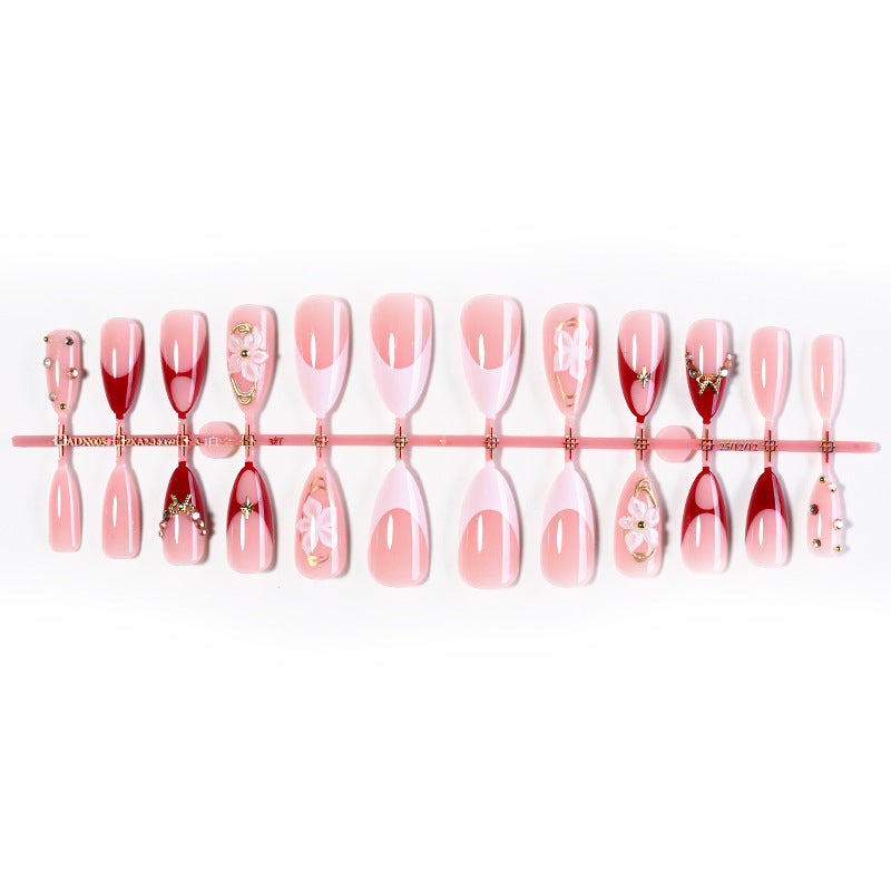 Decorative Nail Art Press-On Set Bowlift