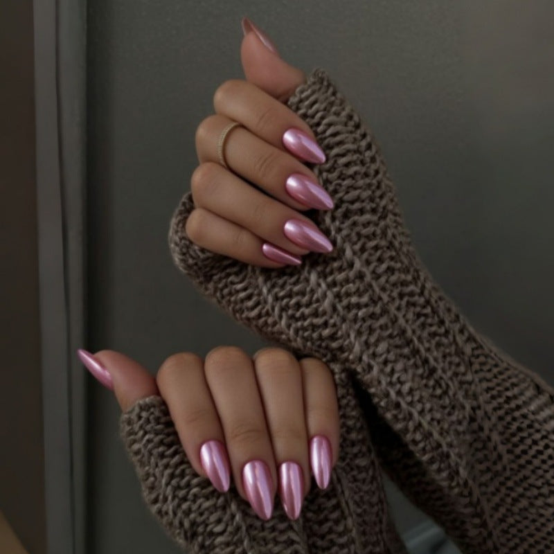 Elegant Stiletto Press-On Nails Set Bowlift