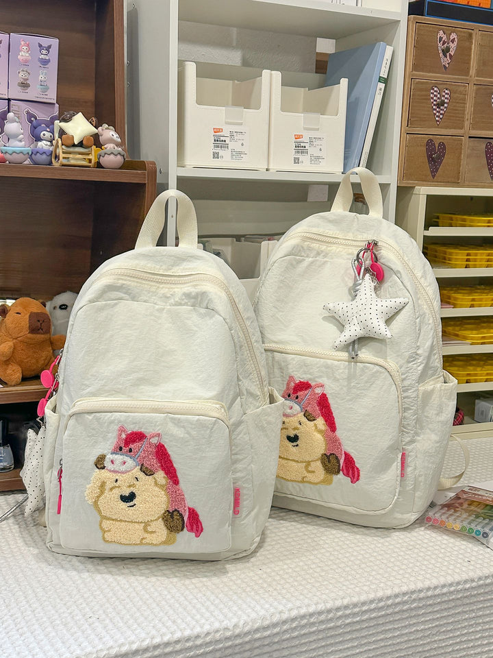 Playful Animal-Themed Cozy Backpack