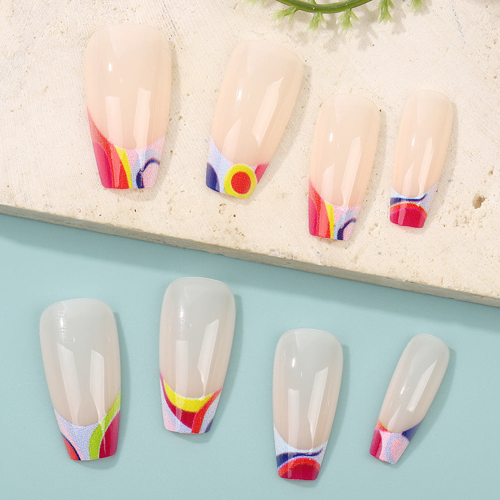 Creative and colorful nail art Bowlift