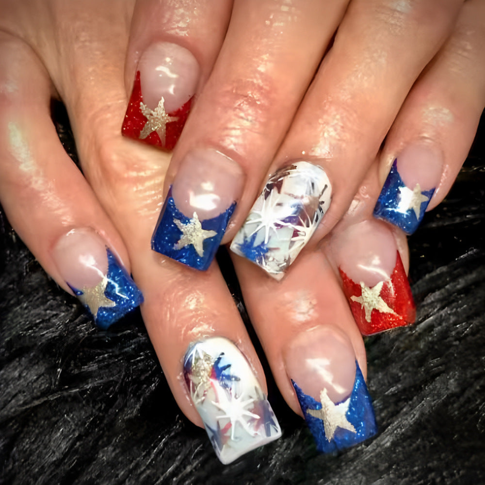 Themed Star-Studded Gel Nail Art Set Bowlift