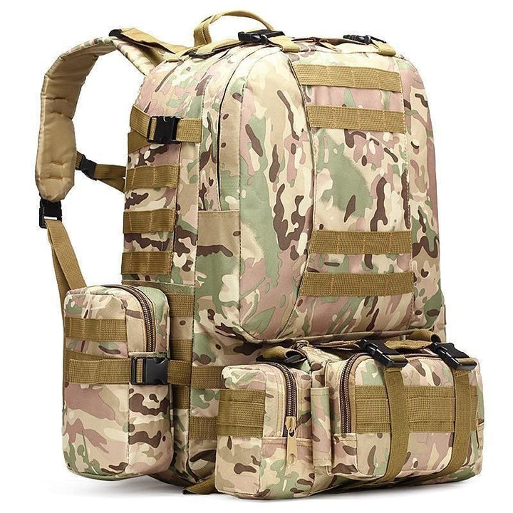 Tactical Backpack With Versatile Storage Space And Modular Pockets Bowlift