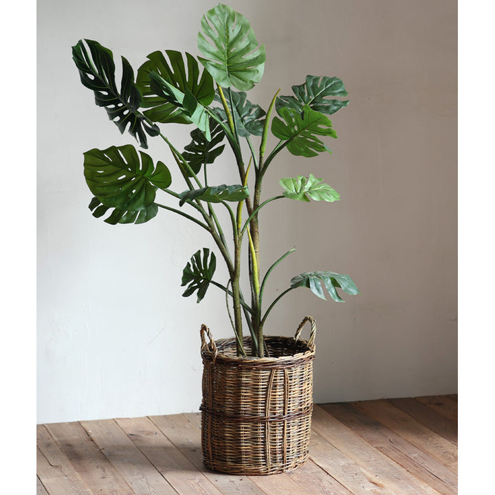 Handcrafted storage basket made of willow Bowlift