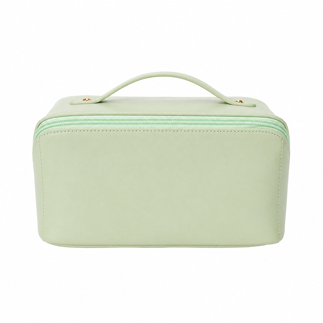 Elegant Cosmetic Bag Made of Artificial Leather Bowlift