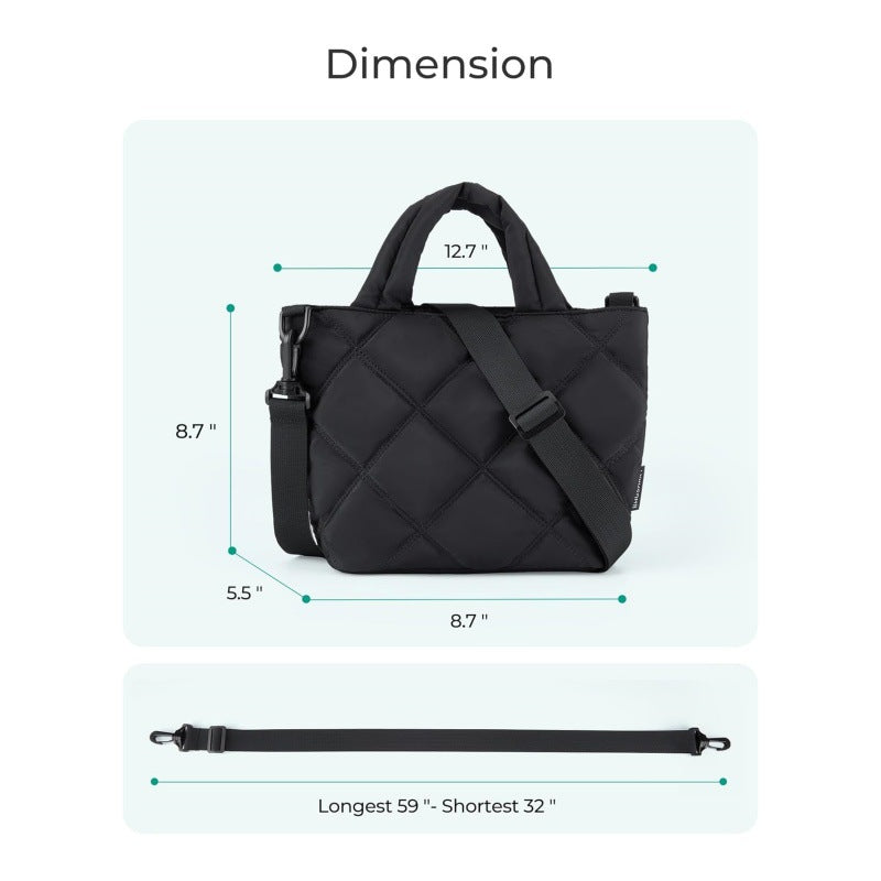 Elegant and Stylish Shoulder Bag with Padded Design Bowlift