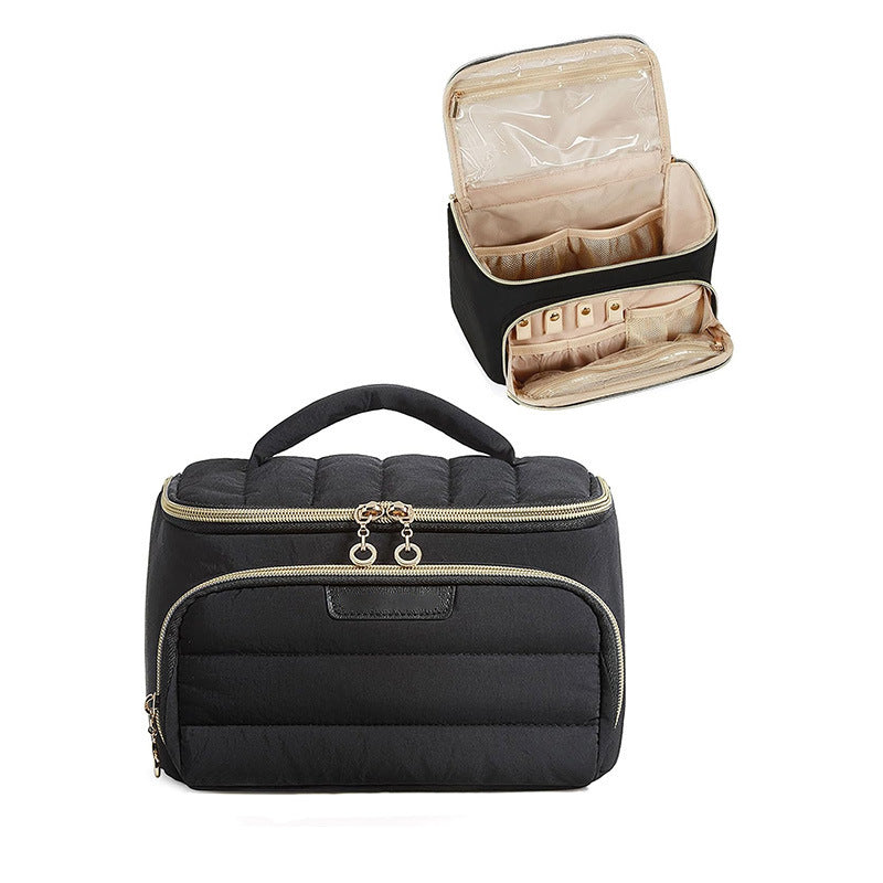 Multifunctional Cosmetic Organizer Bag with Removable Hanging System Bowlift