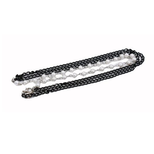 Elegant Pearl-Embellished Eyewear Chain Bowlift