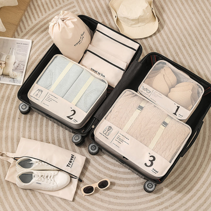 Multi-Compartment Travel Packing Cube Set Bowlift