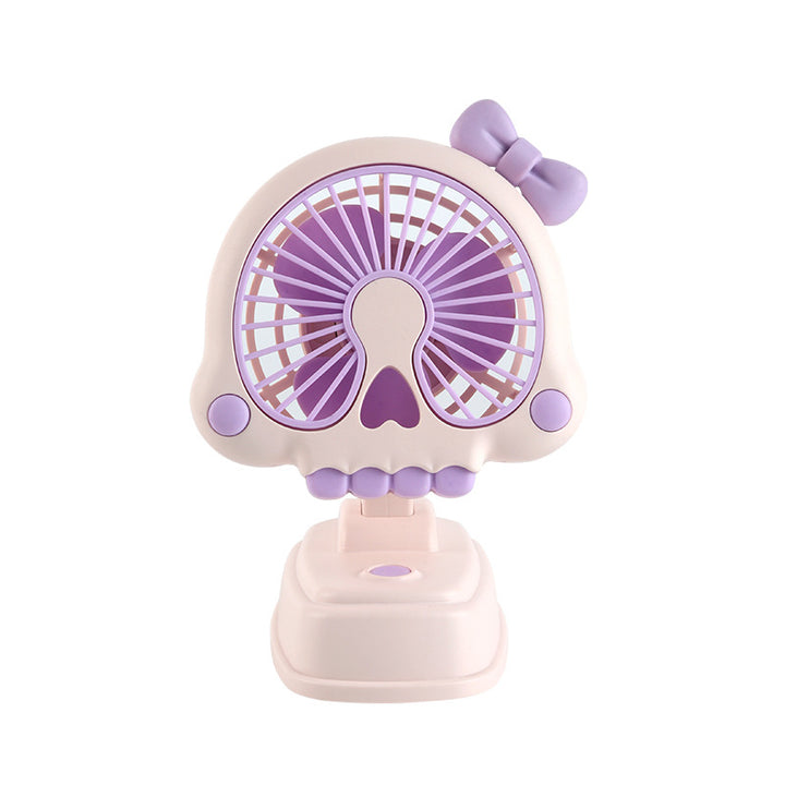 Ladies Portable Mini Fan in Playful Design Bowlift