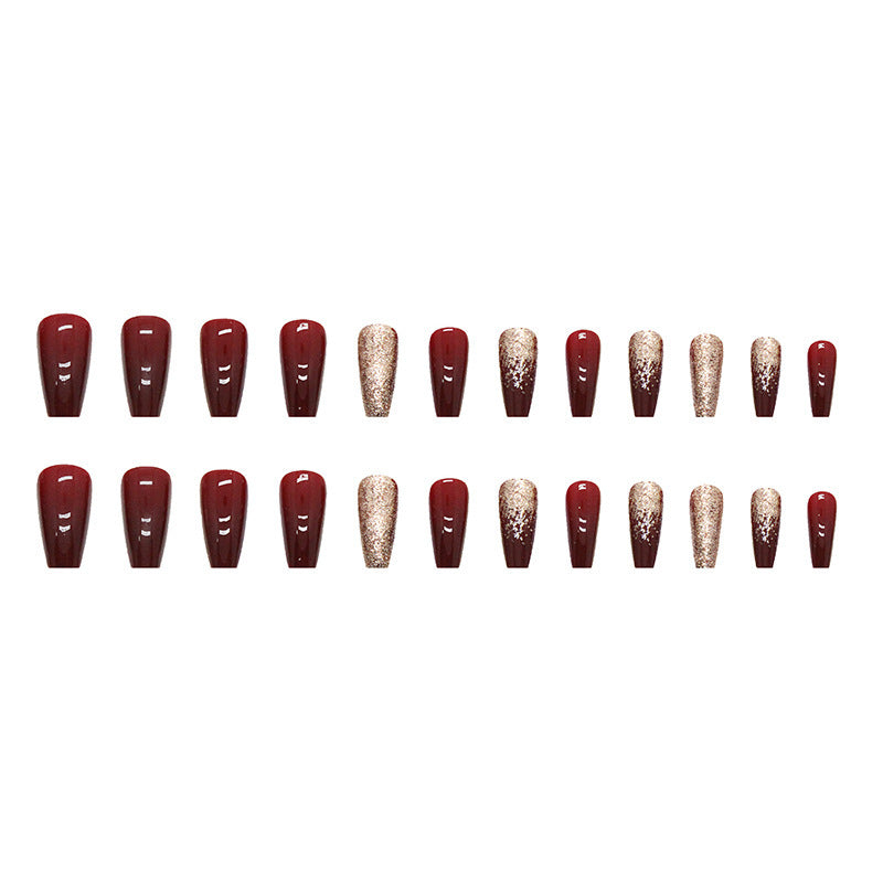 Elegant Glittering Nail Art Design Bowlift
