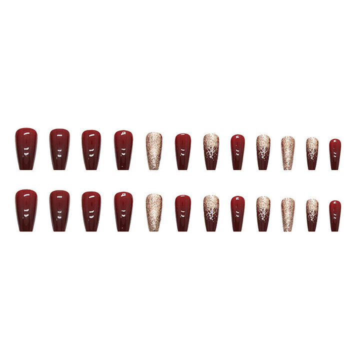 Elegant Glittering Nail Art Design Bowlift