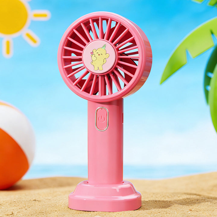 Women's Portable Handheld Fan with Ergonomic Design Bowlift