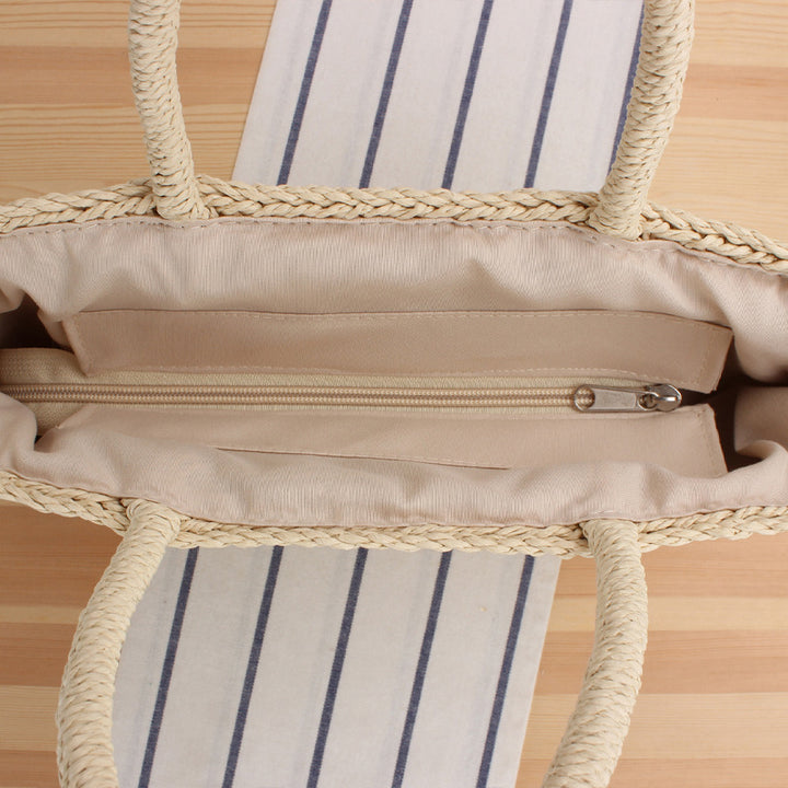 Handbag Made of Durable Natural Woven Material Bowlift