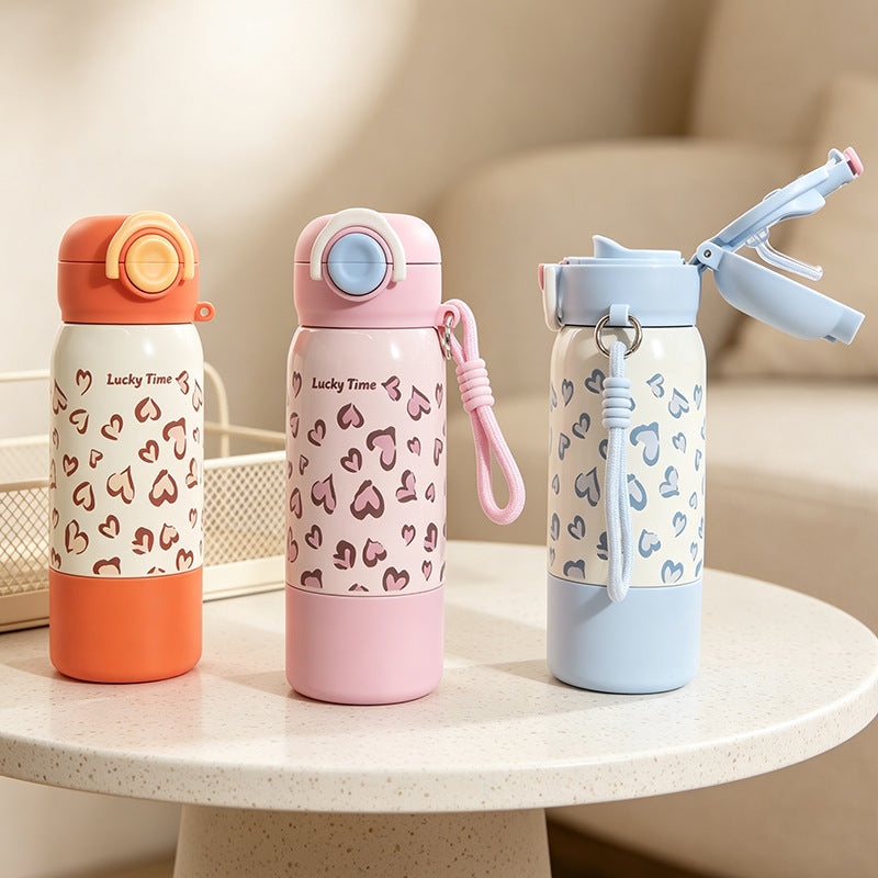 Women's insulated bottle with sweet heart design Bowlift