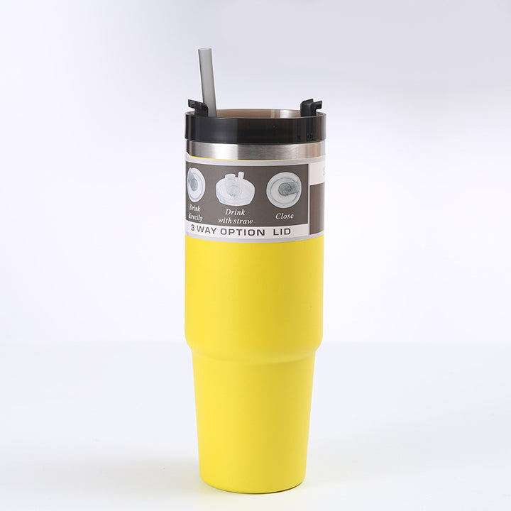 Women's thermos mug with 3-in-1 lid Bowlift
