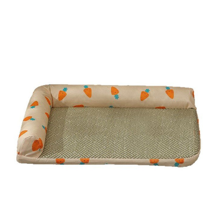 Women Cozy and Stylish Pet Bed with Elevated Edges Bowlift