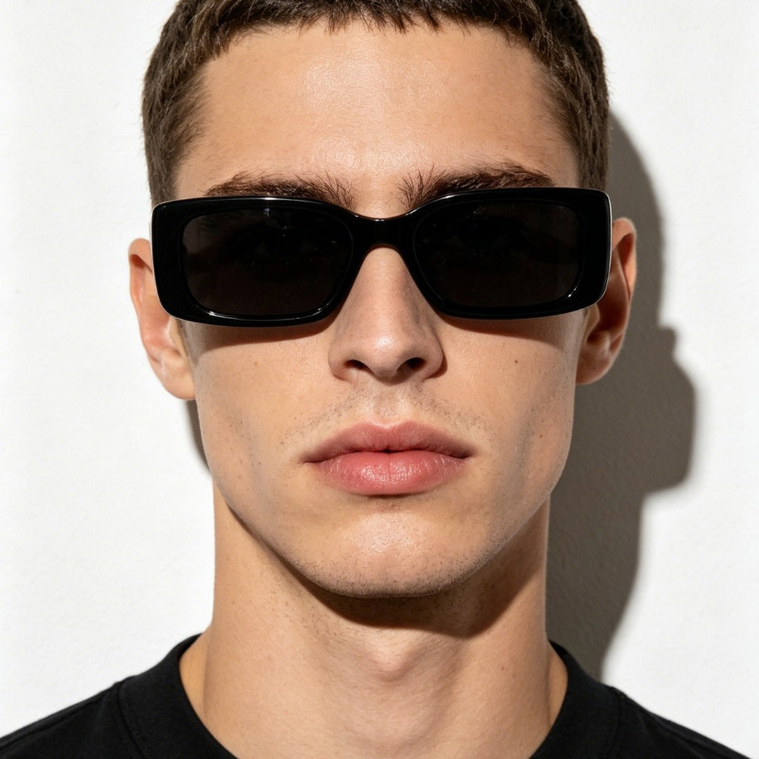 Women's fashionable sunglasses with extravagant square frame Bowlift