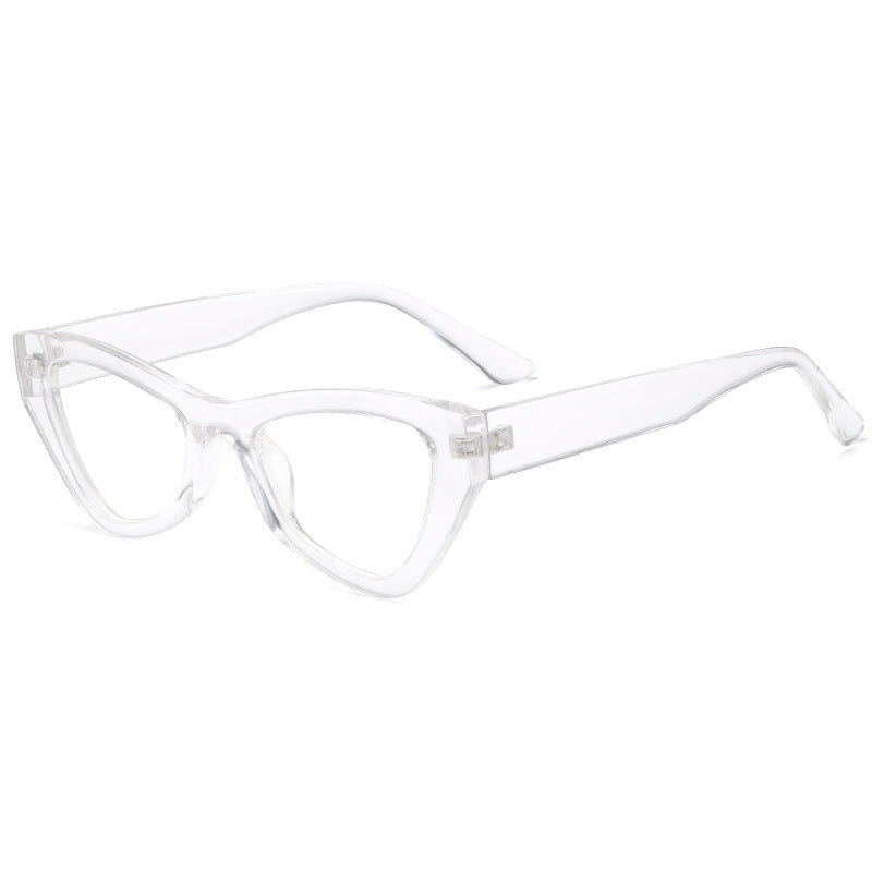 Women's Cat-Eye Glasses with Fashionable Transparent Frame Bowlift