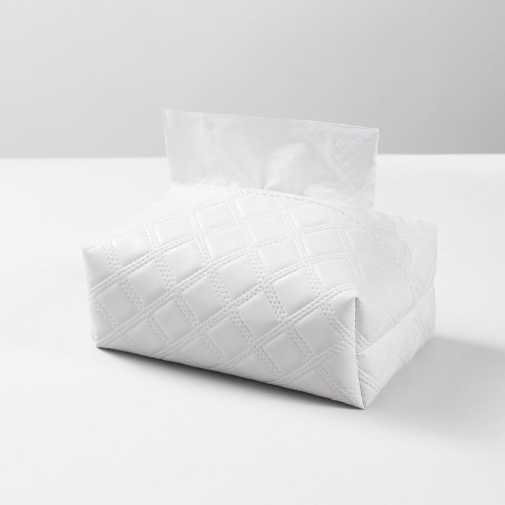Elegant Quilted Tissue Box Cover