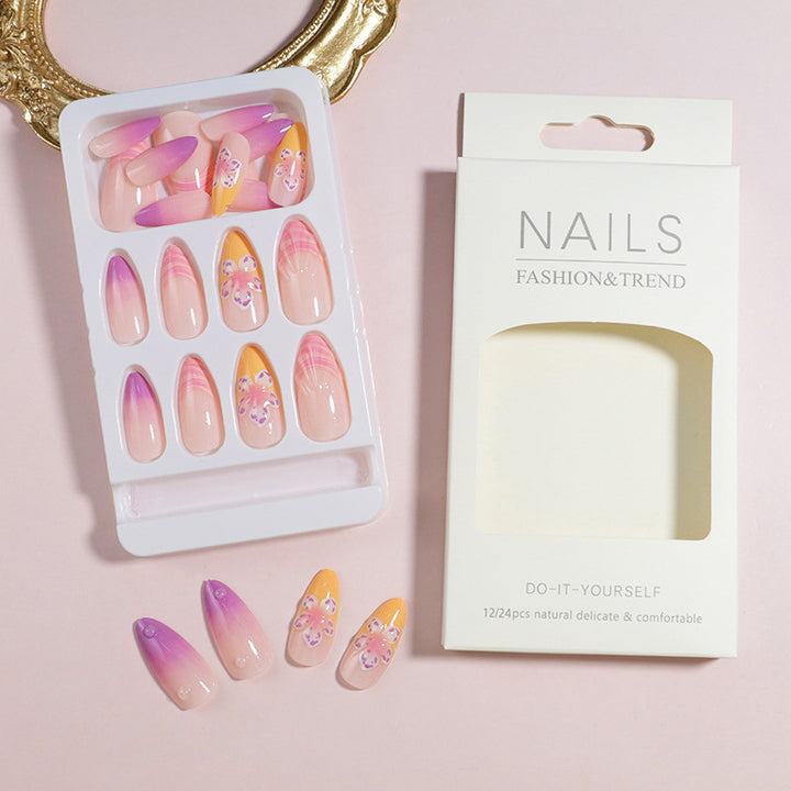 DIY Elegant Press-On Nail Set Bowlift