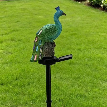 Whimsical Solar-Powered Squirrel Garden Stake Light With Integrated Solar Panel And Warm LED Glow Bowlift