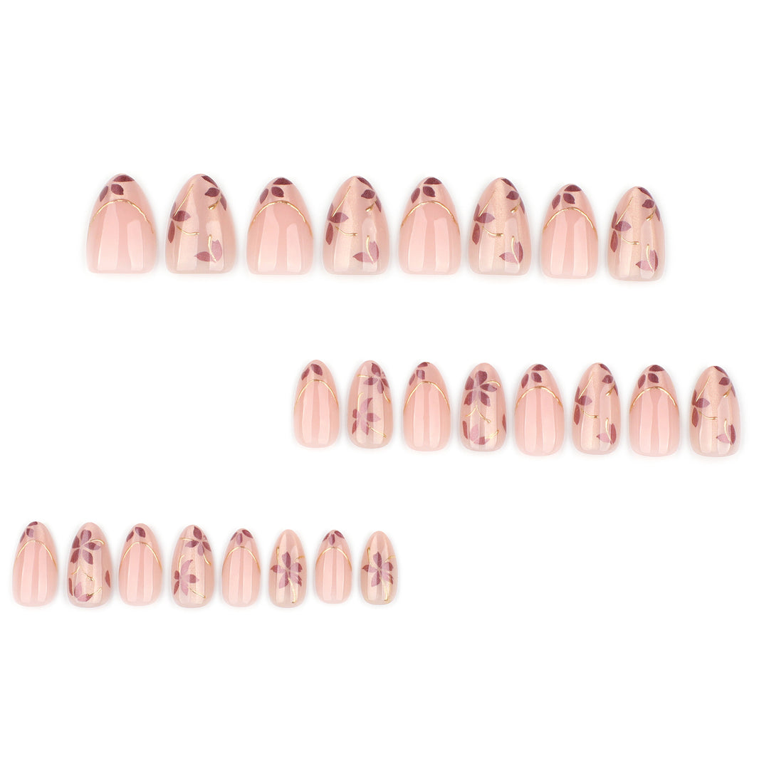 Elegant Flower Nail Art Bowlift
