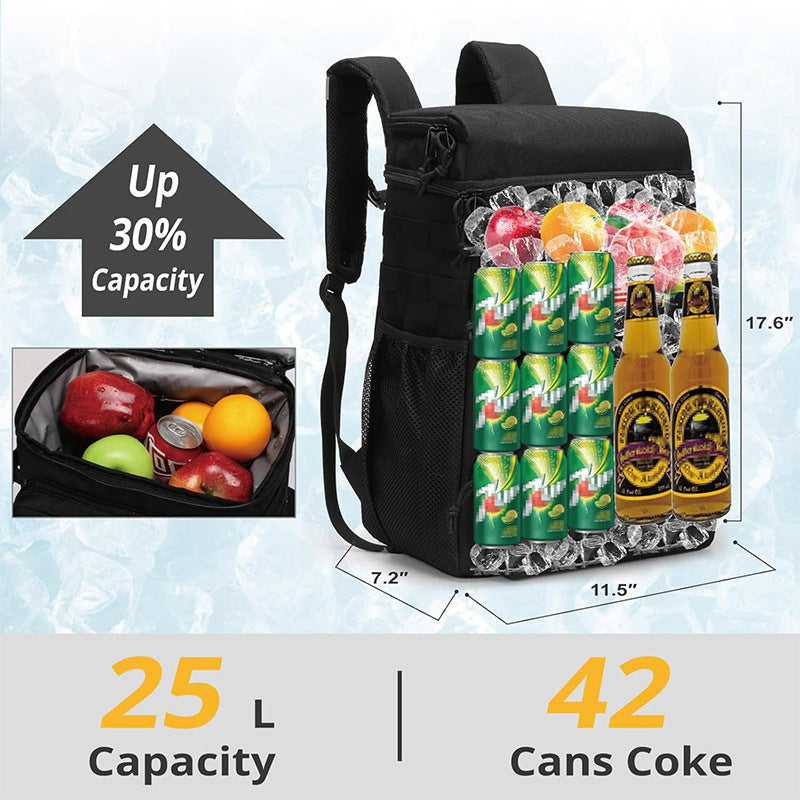 Versatile Cooling Hiking Backpack with Insulated Compartments Bowlift