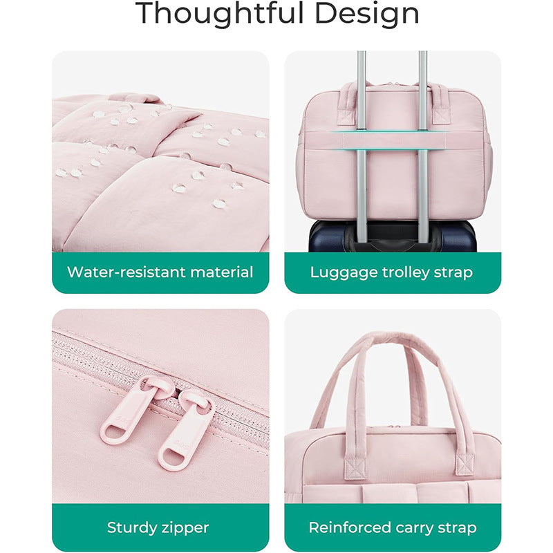 Practical and Stylish Travel Bag with Structured Design Bowlift