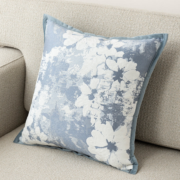 Floral Velvet Accent Pillow