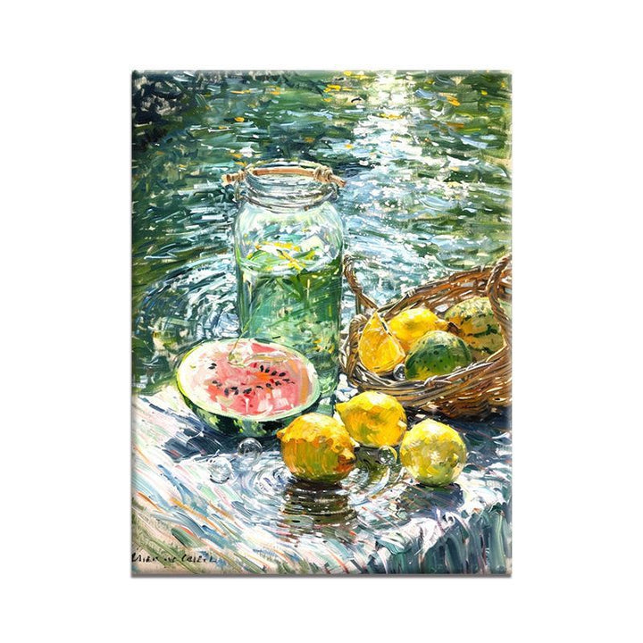 Nature-Inspired Still Life Canvas Art Bowlift
