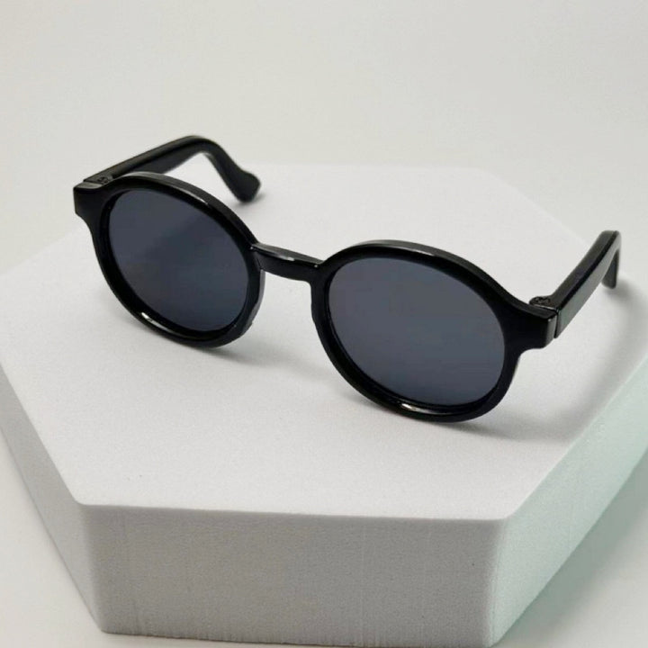 Vintage-Inspired Oval Frame Glasses Bowlift
