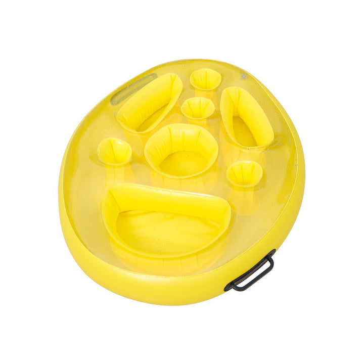 Unisex Inflatable Relaxation Island with Integrated Seating Options Bowlift