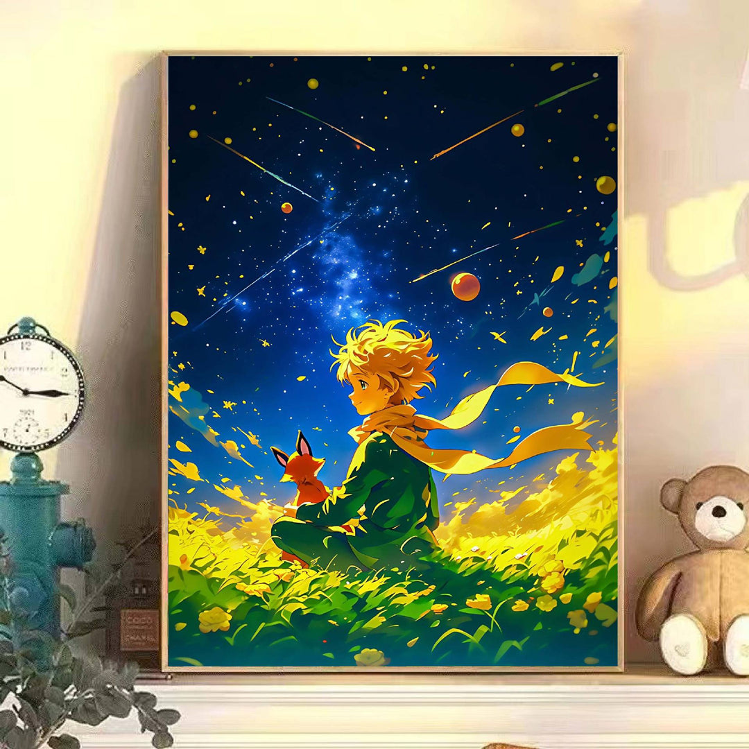Whimsical Character Canvas Art Print Bowlift
