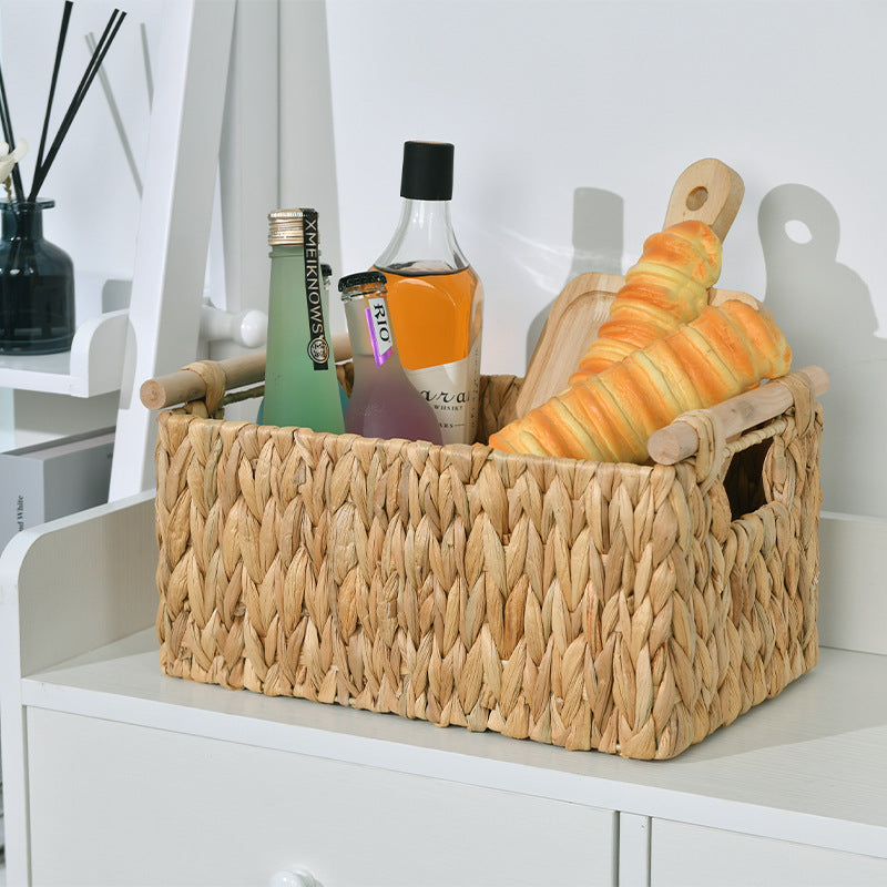 Versatile Natural Fiber Storage Organizer Bowlift