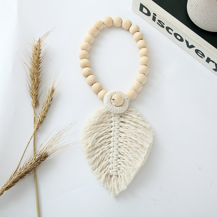 Decorative Macrame Leaf Wall Hanging Bowlift