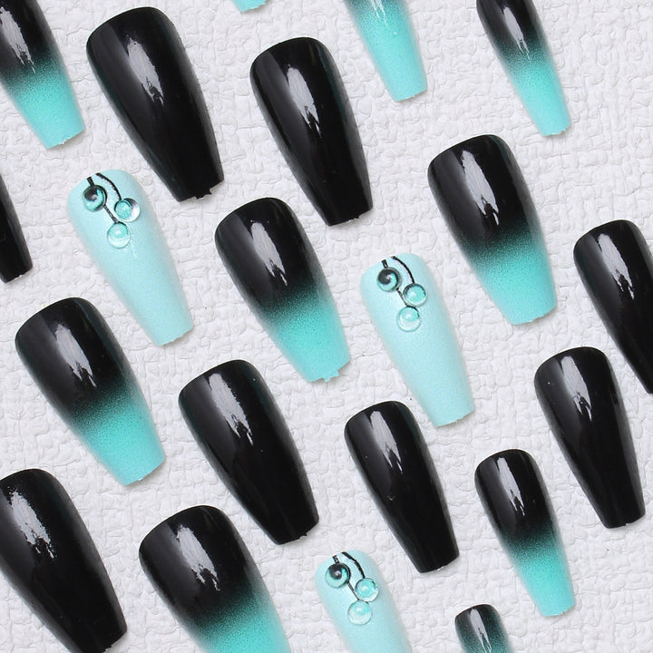 Elegant Gradient Press-On Nails Bowlift