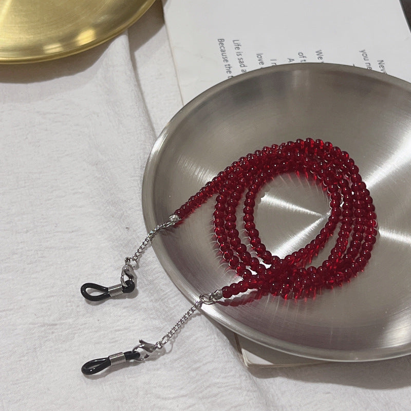 Beaded Eyewear Holder Chain Bowlift