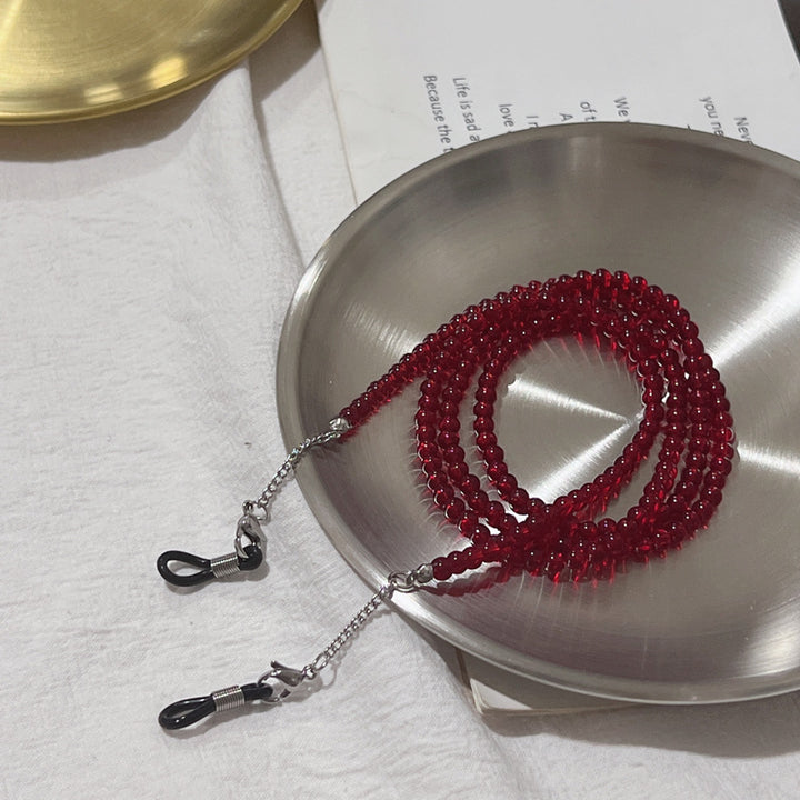 Beaded Eyewear Holder Chain Bowlift