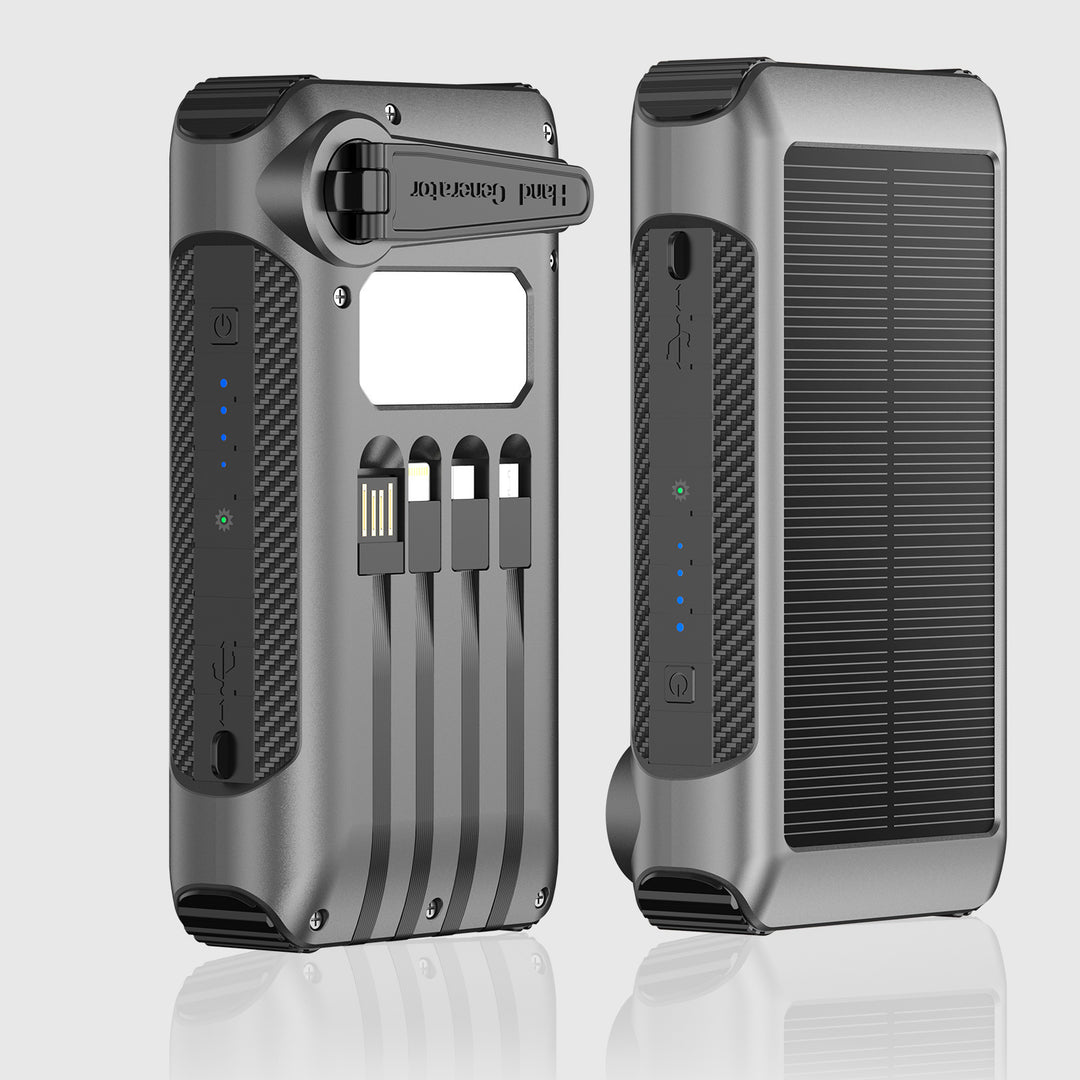 Solar-powered Power Bank by Bowlift