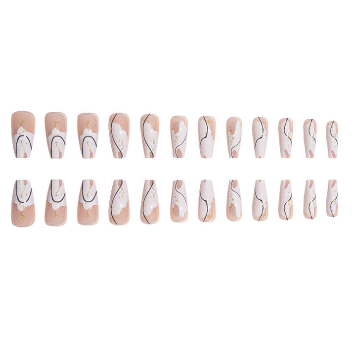 Artistic Press-On Nail Art Bowlift