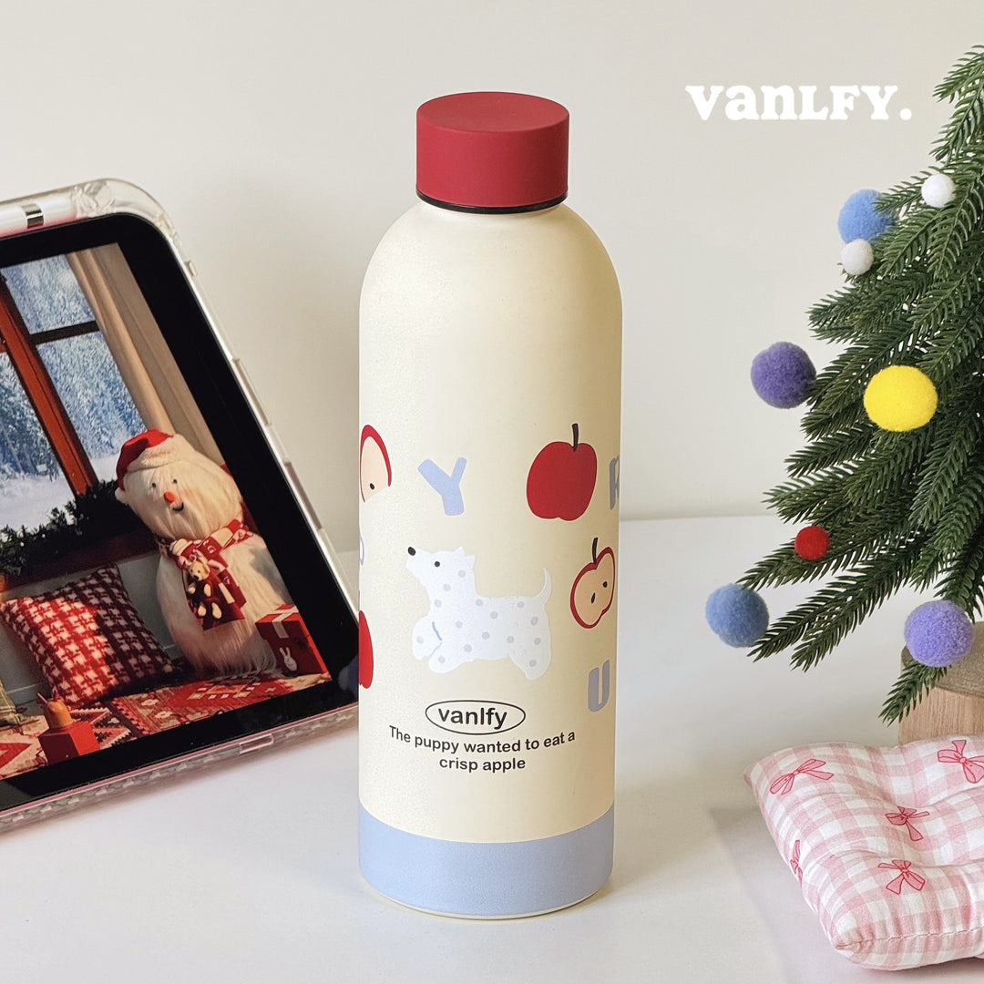 Ladies insulated drink bottle with cheerful Hello Kitty design Bowlift